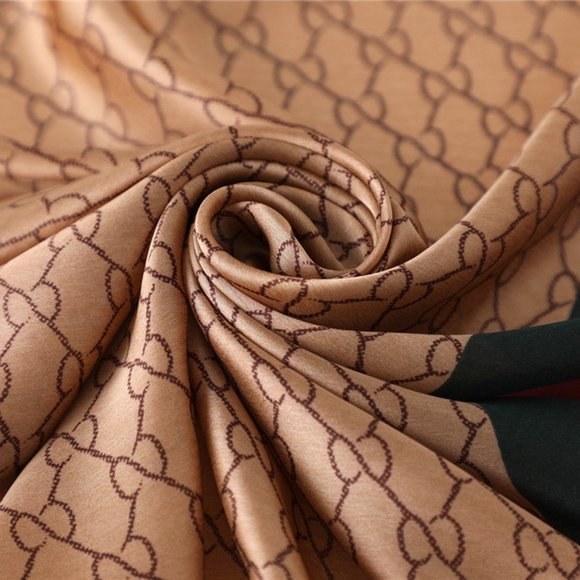 Designer - Inspired Luxury Modern Silk Scarf | Lar - Picture 2 of 4